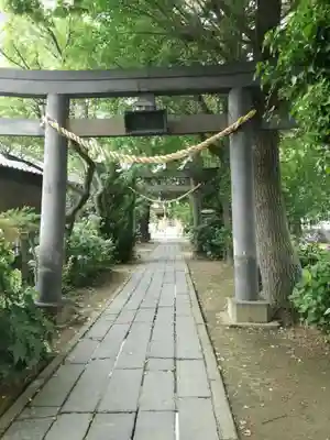 越谷香取神社の鳥居