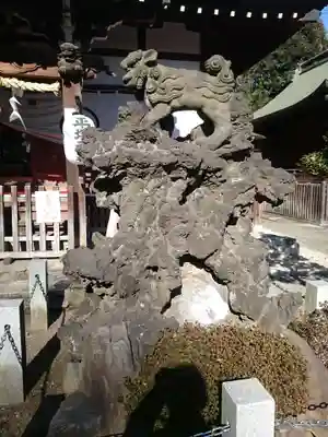 平塚神社の狛犬