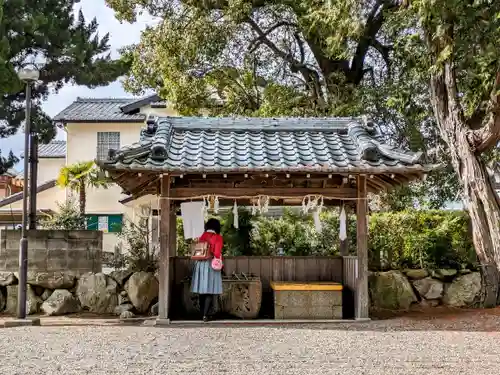 五社神社の手水舎