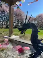 鹿追神社の手水舎