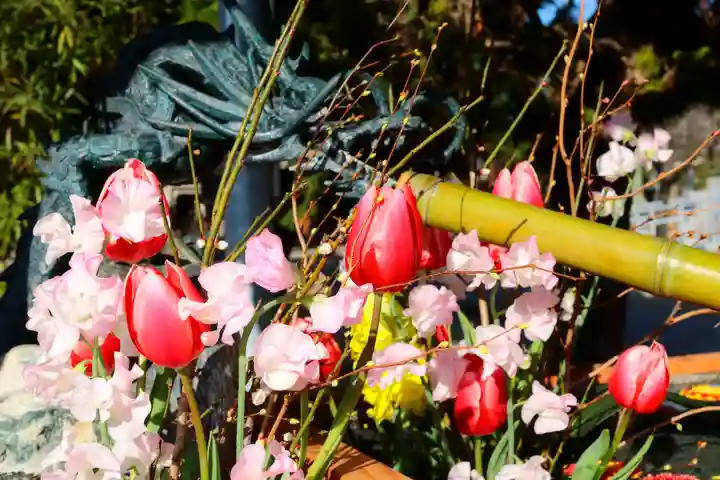 三津厳島神社の手水舎