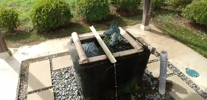 姫宮神社の手水舎