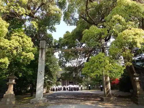 名和神社の鳥居