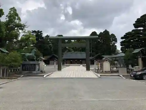 石川護國神社の鳥居