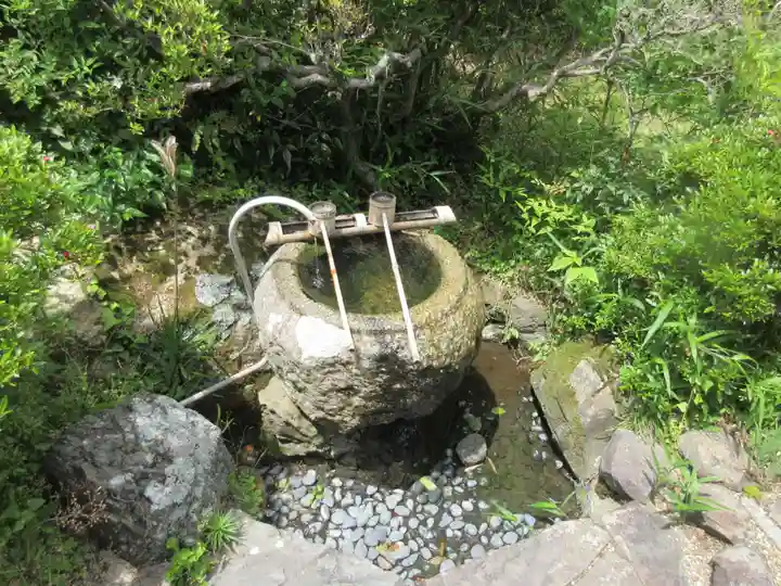 三鈷寺の手水舎