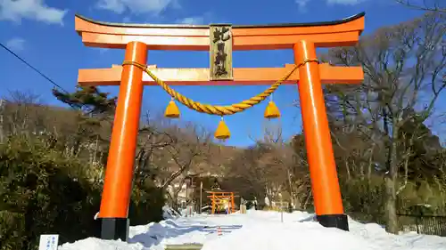 虻田神社の鳥居