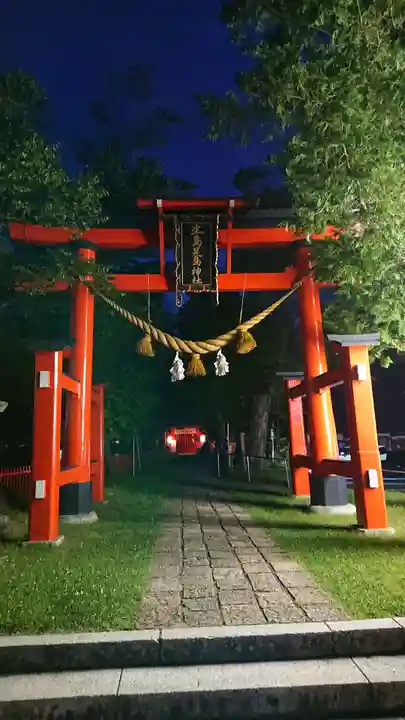 生島足島神社の鳥居