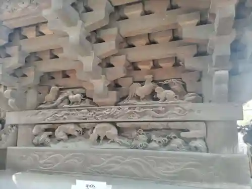 舎人氷川神社の芸術