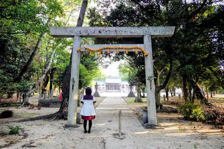 神明神社(高棚神明神社)の鳥居