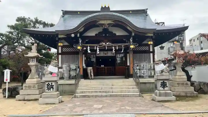 打出天神社の本殿・本堂