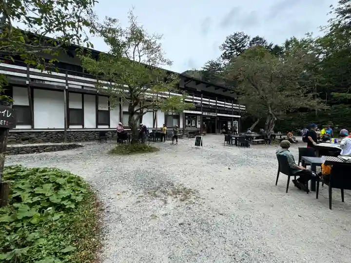 穂高神社奥宮の食事