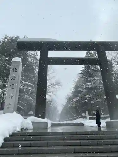 北海道神宮の鳥居