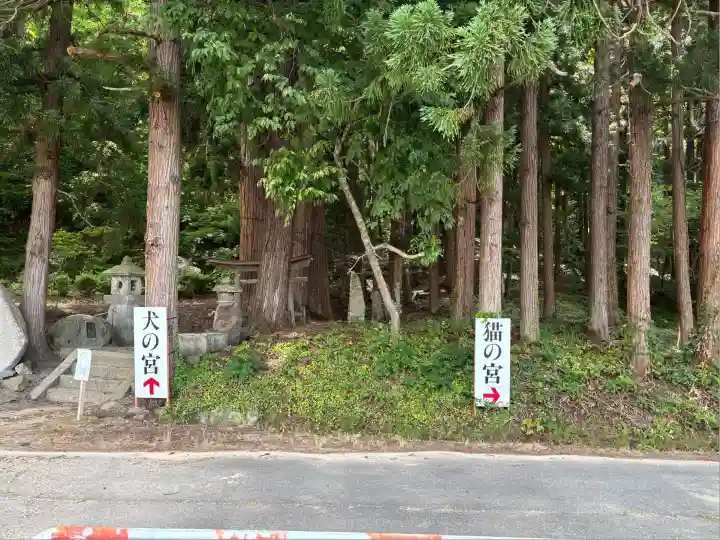 犬の宮猫の宮(山形県)