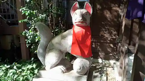 茶ノ木神社の狛犬