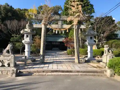 玉祖神社の鳥居