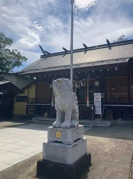 櫻岡大神宮の狛犬
