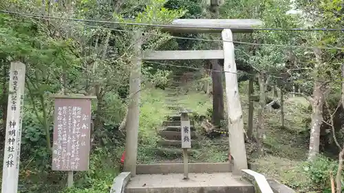 天津神明宮の鳥居