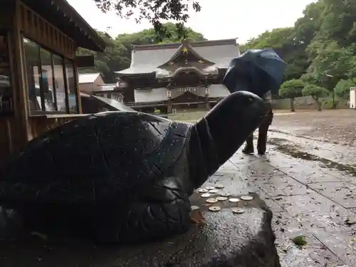 酒列磯前神社の狛犬