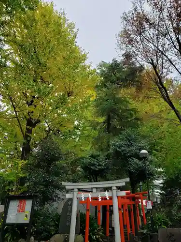 鳩森八幡神社の鳥居