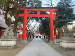 花園神社の鳥居