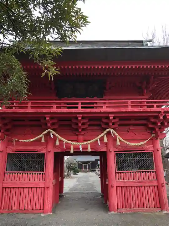 吉岡八幡神社の山門・神門