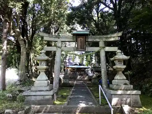 篠葉神社の鳥居