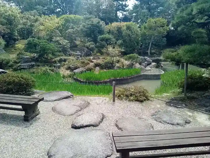 法華寺の庭園