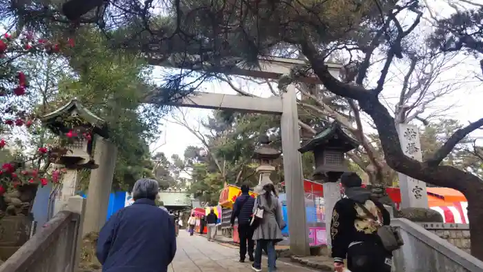 意富比神社の鳥居