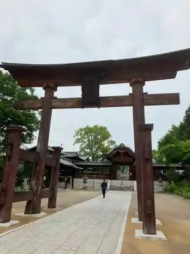 饒津神社の鳥居