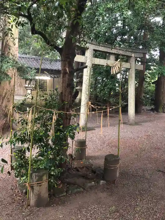 川併神社の鳥居
