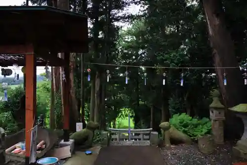 阿久津「田村神社」（郡山市阿久津町）旧社名：伊豆箱根三嶋三社の景色