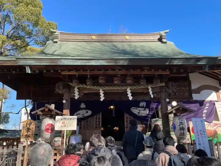 松戸神社の本殿・本堂