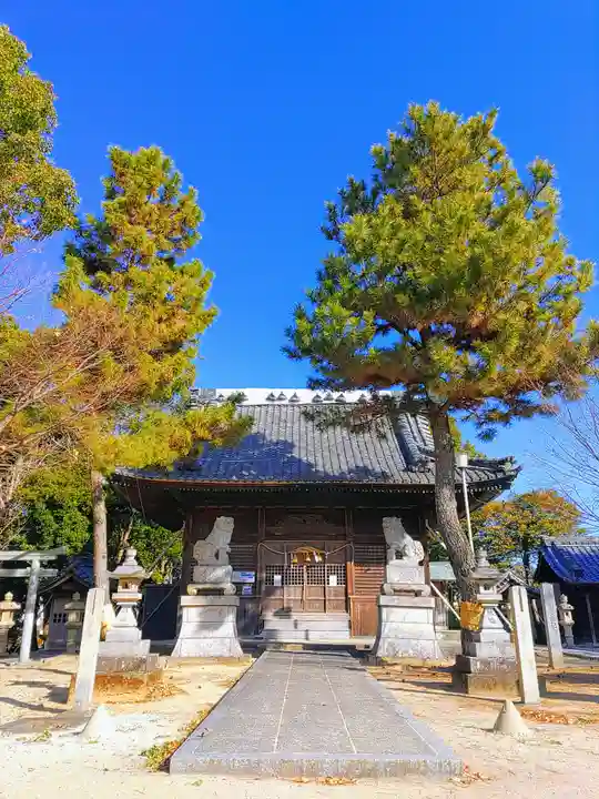 若松社の本殿・本堂