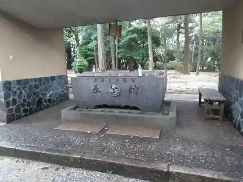 東大野八幡神社の手水舎