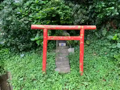 神社（名称不明）の鳥居