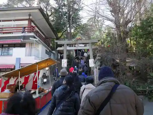 王子稲荷神社の鳥居