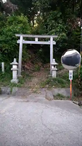 都麻津姫神社の鳥居