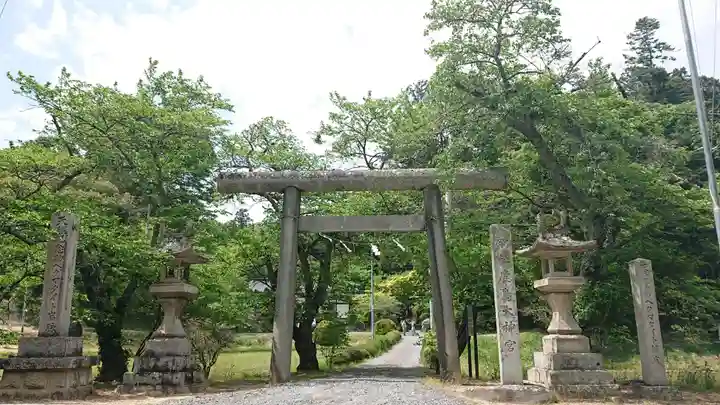 鹿島大神宮の鳥居