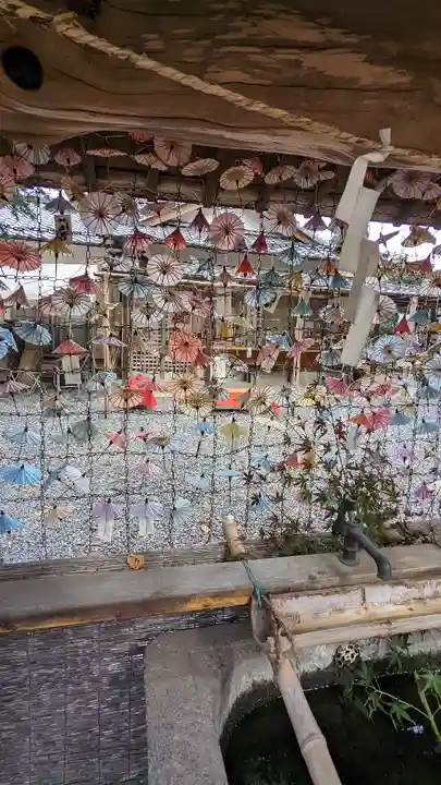 鶴峯八幡宮の手水舎