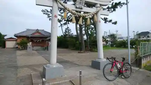 高柳八幡神社の鳥居