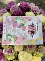 御当地見開き切り絵御朱印~いちご~