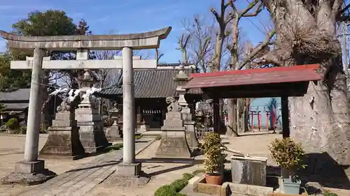 佐間天神社の鳥居