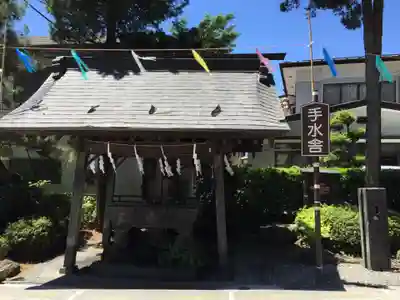 諏訪大社下社春宮の手水舎