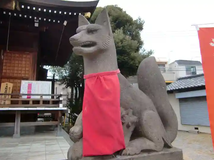 三輪里稲荷神社の狛犬