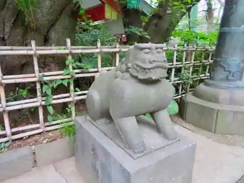 市谷亀岡八幡宮の狛犬