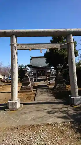 東雷神社の鳥居