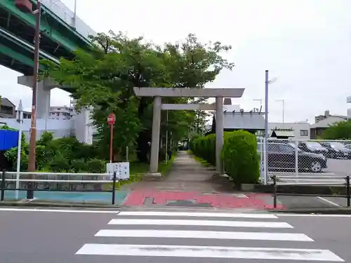 神明社（六番町神明社）の鳥居