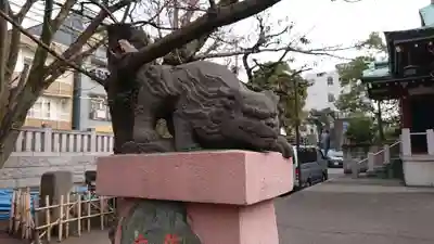 木場 洲﨑神社の狛犬