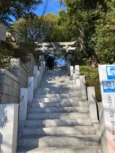 多摩川浅間神社の鳥居