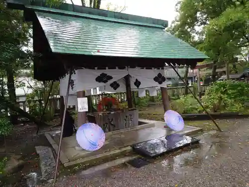 若宮神明社の手水舎